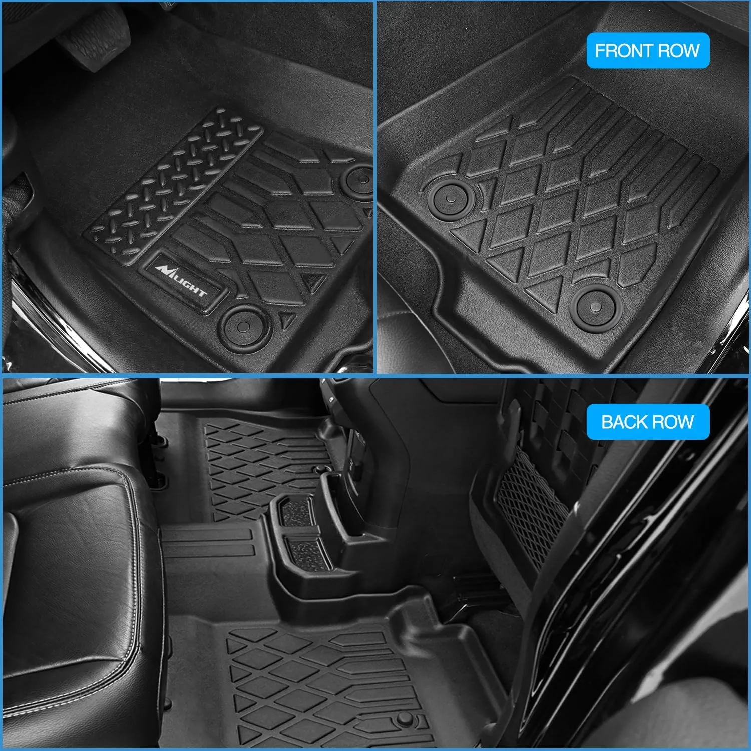 2022-2025 Toyota Tundra CrewMax Cab TPE Floor Mats