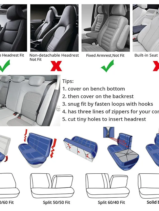 5 Seats Car Seat Cover Full Set Fully Surrounded Car Seat Cover  Car Interior Washable Breathable Comfortable Butterfly Pattern Embroidery Car Seat Cover