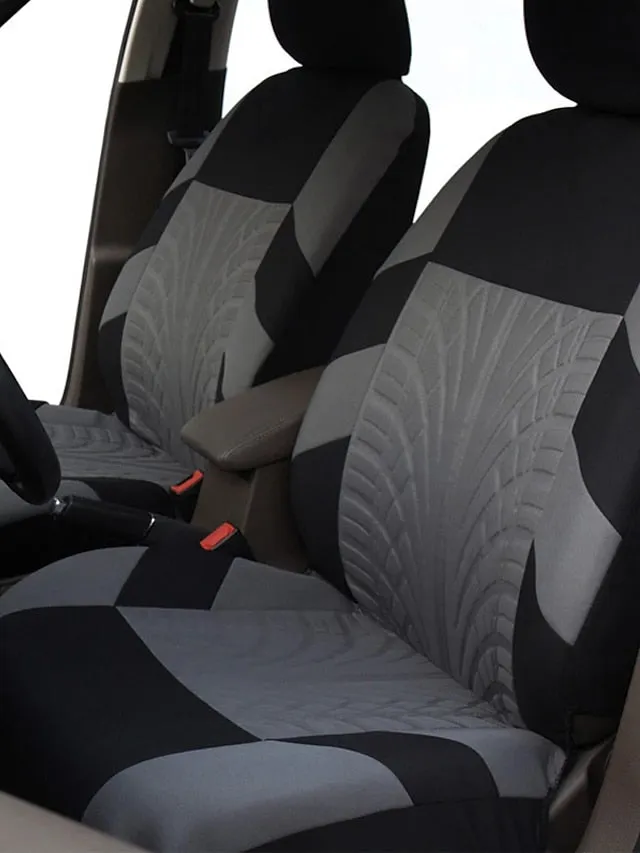 5 Seats Car Seat Cover Fully Surrounded StarFire Cloth Car Seat Cover 95% Universal Car Interior Washable Breathable Comfortable Car Seat Cover Black Gray Red Beige Blue Orange