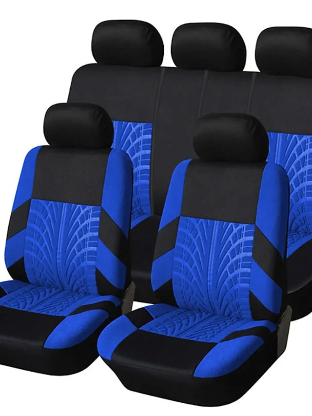 5 Seats Car Seat Cover Fully Surrounded StarFire Cloth Car Seat Cover 95% Universal Car Interior Washable Breathable Comfortable Car Seat Cover Black Gray Red Beige Blue Orange