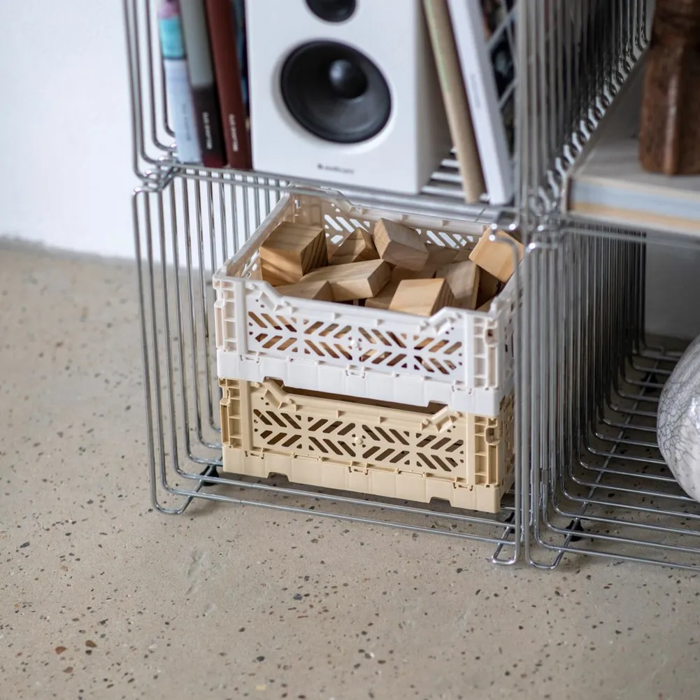 Aykasa Midi Foldable Storage Crate - Grey