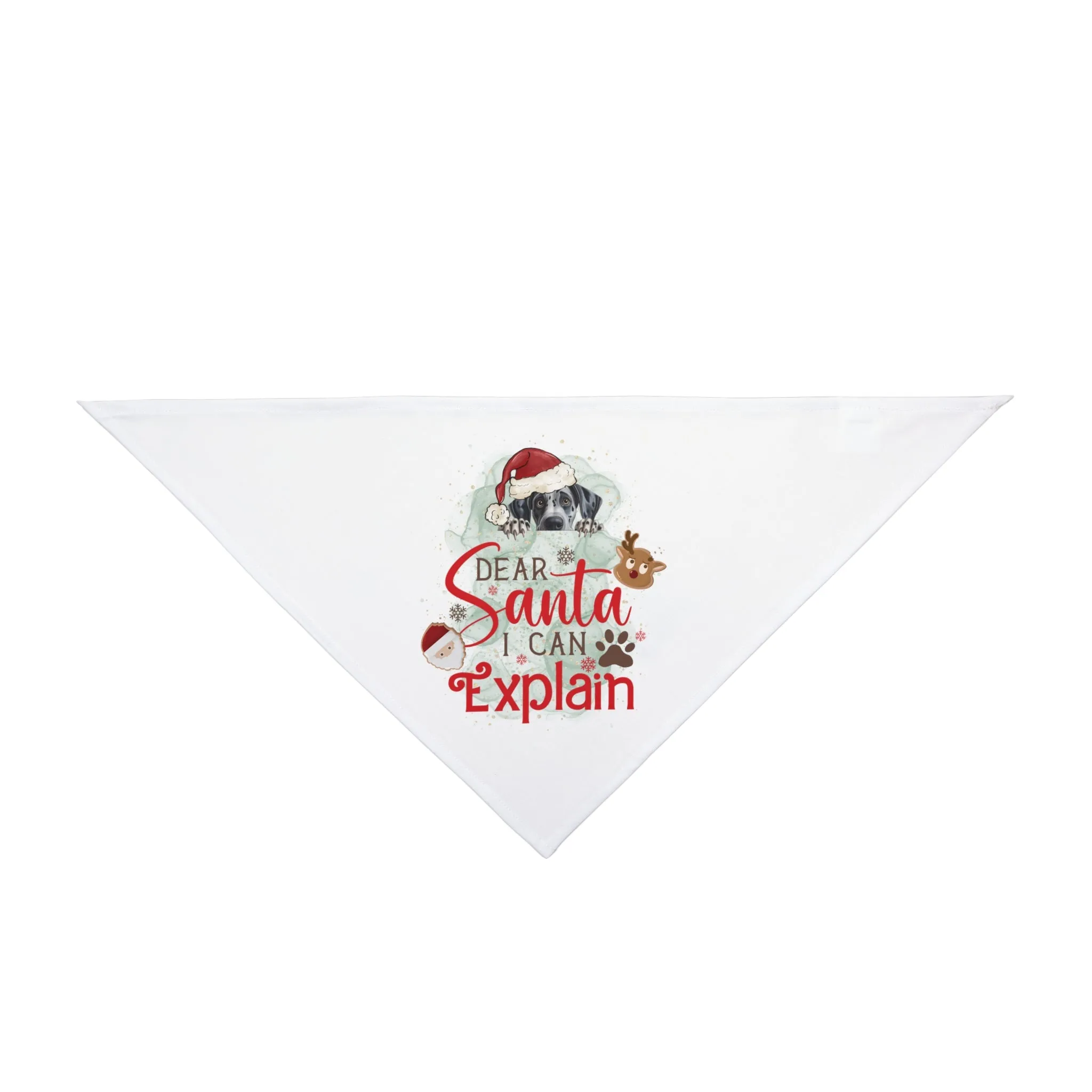 Bandana, Dear Santa I can Explain, Christmas Pet Bandana