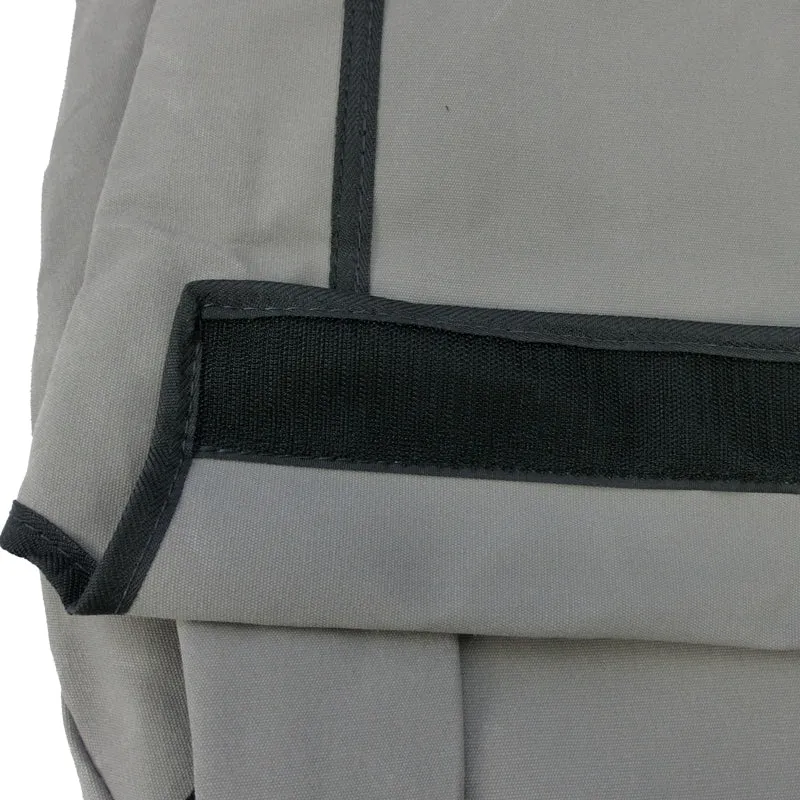 Black Duck Canvas Seat Covers Suits Scheel-Mann Touring All Years Grey