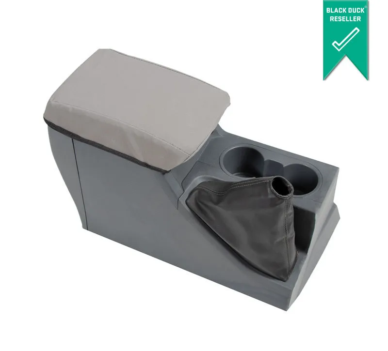 Black Duck Canvas Seat Covers Suits Scheel-Mann Touring All Years Grey