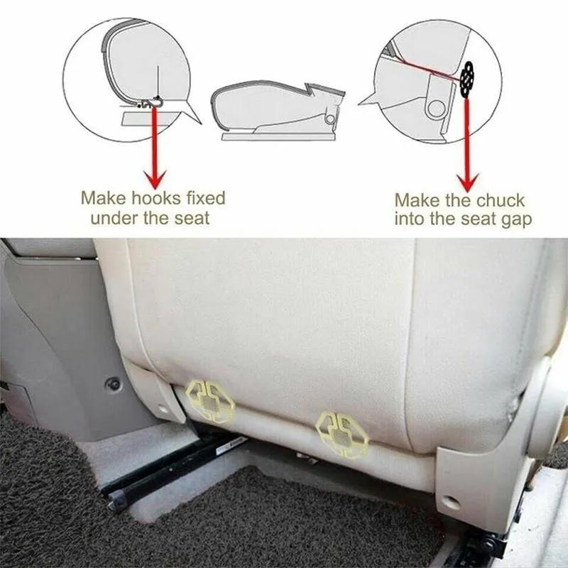 Car Seat Protector Pads Thick Leather Auto Cushion Covers Beige
