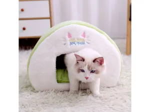 Cat Bed House S:44*28*H31 Yellow