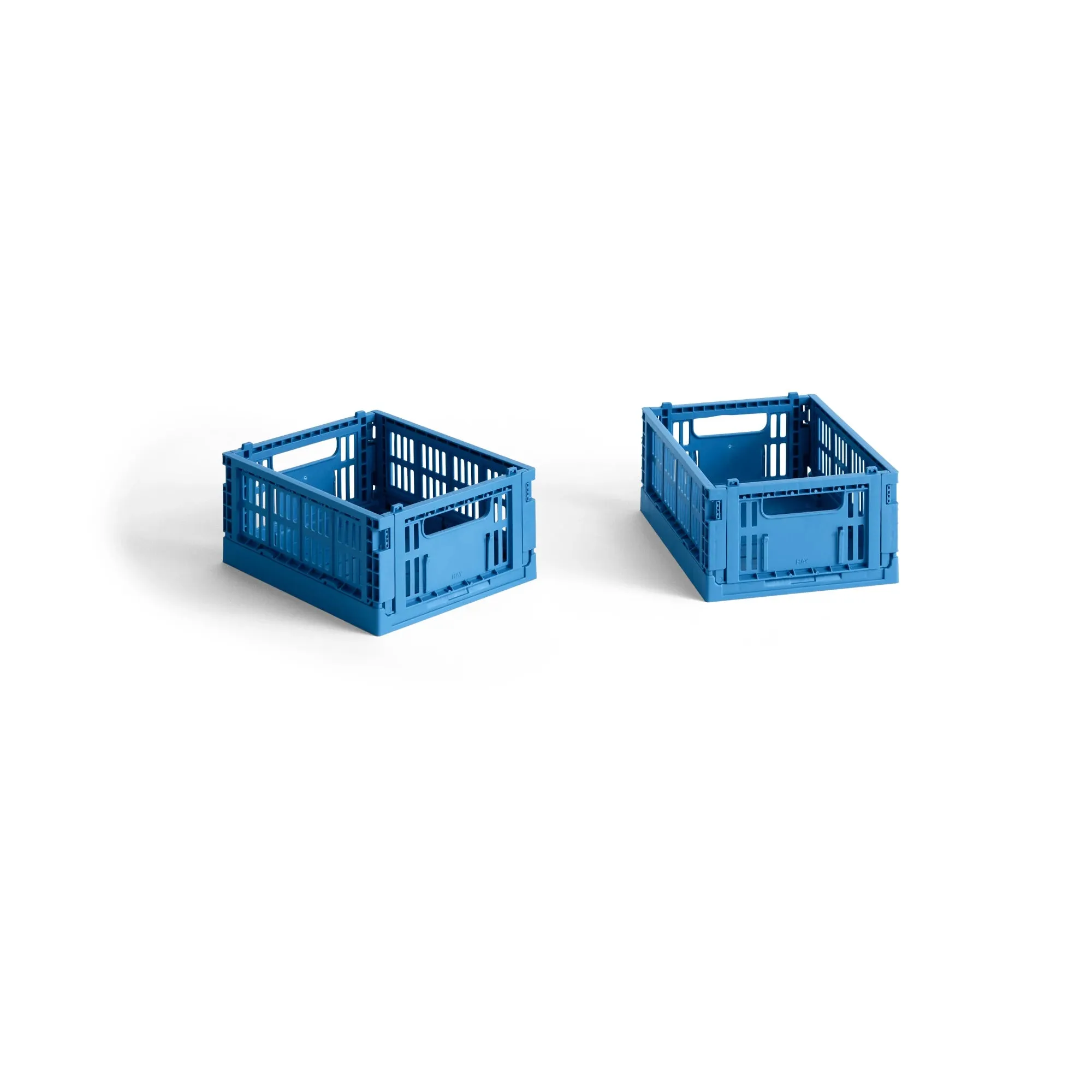Colour Crate - Collapsible | Mini - Set of 2 | 100% Recycled Plastic | by HAY