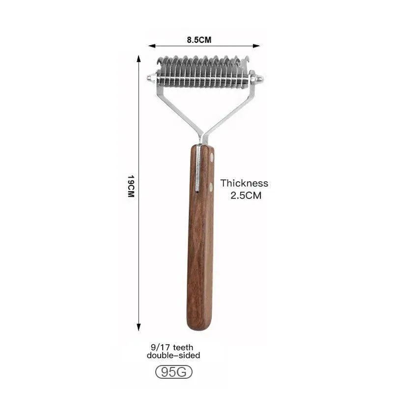 Customizable Luxury Pet Dematting Comb