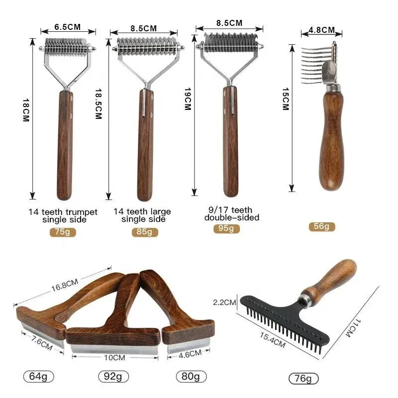 Customizable Luxury Pet Dematting Comb