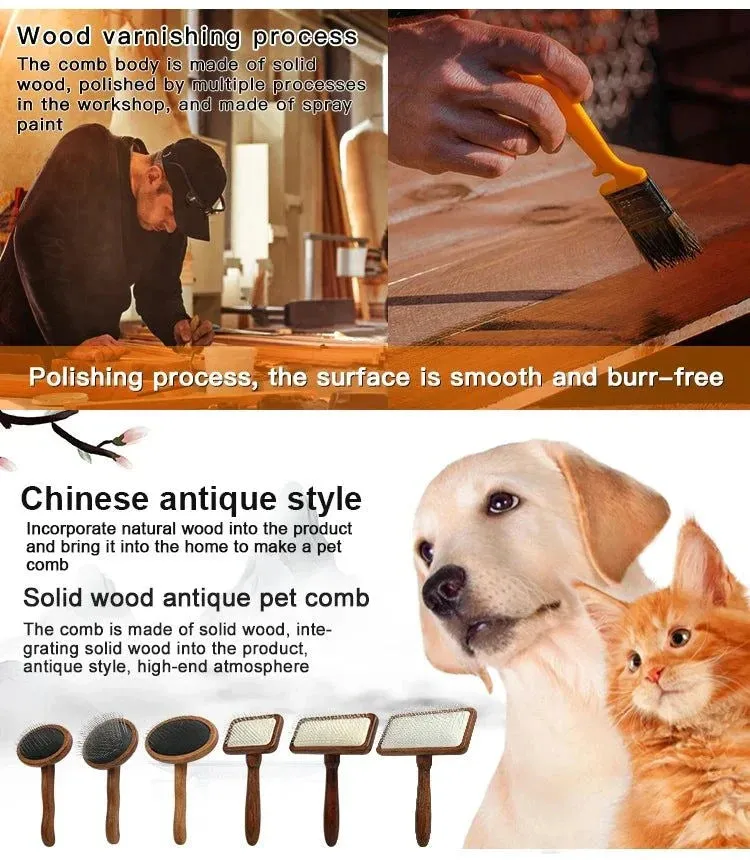 Customizable Luxury Pet Dematting Comb