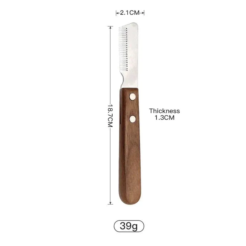 Customizable Luxury Pet Dematting Comb