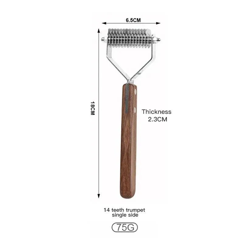 Customizable Luxury Pet Dematting Comb