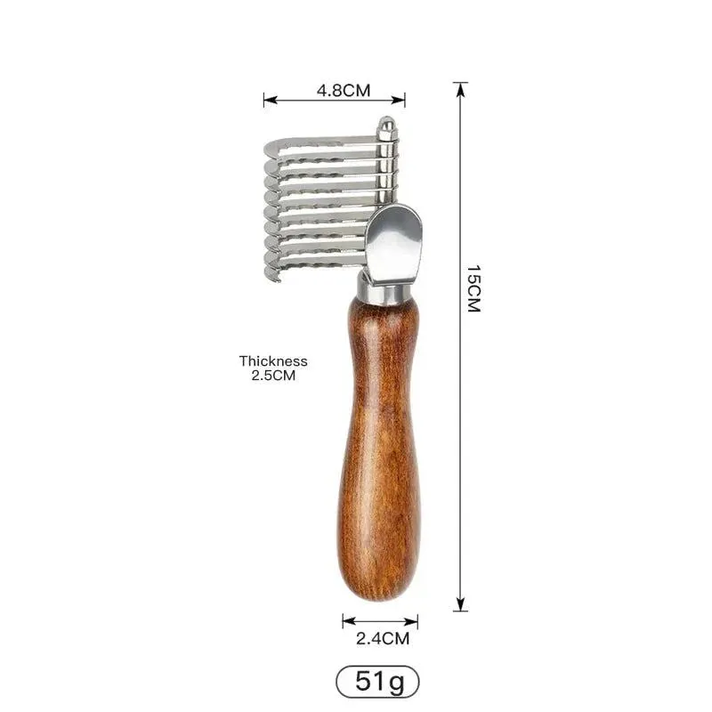 Customizable Luxury Pet Dematting Comb