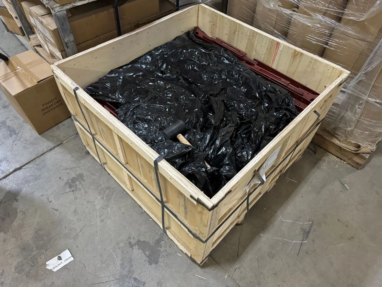 Durable Recycled Wood Crates (40" x 40" x 26") – 3000 lbs Weight Capacity