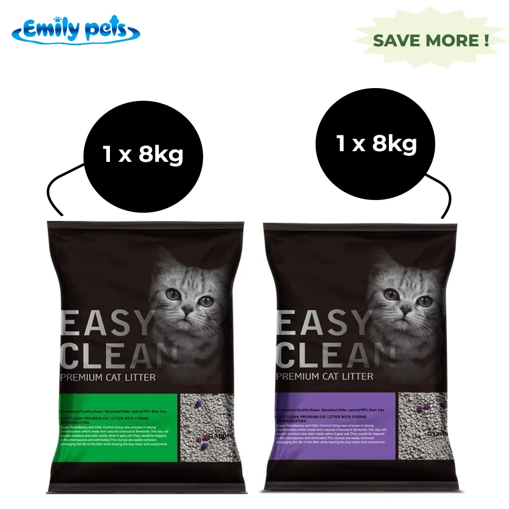 Emily Pets Apple and Lavender Scented Cat Litter Combo (1 1)
