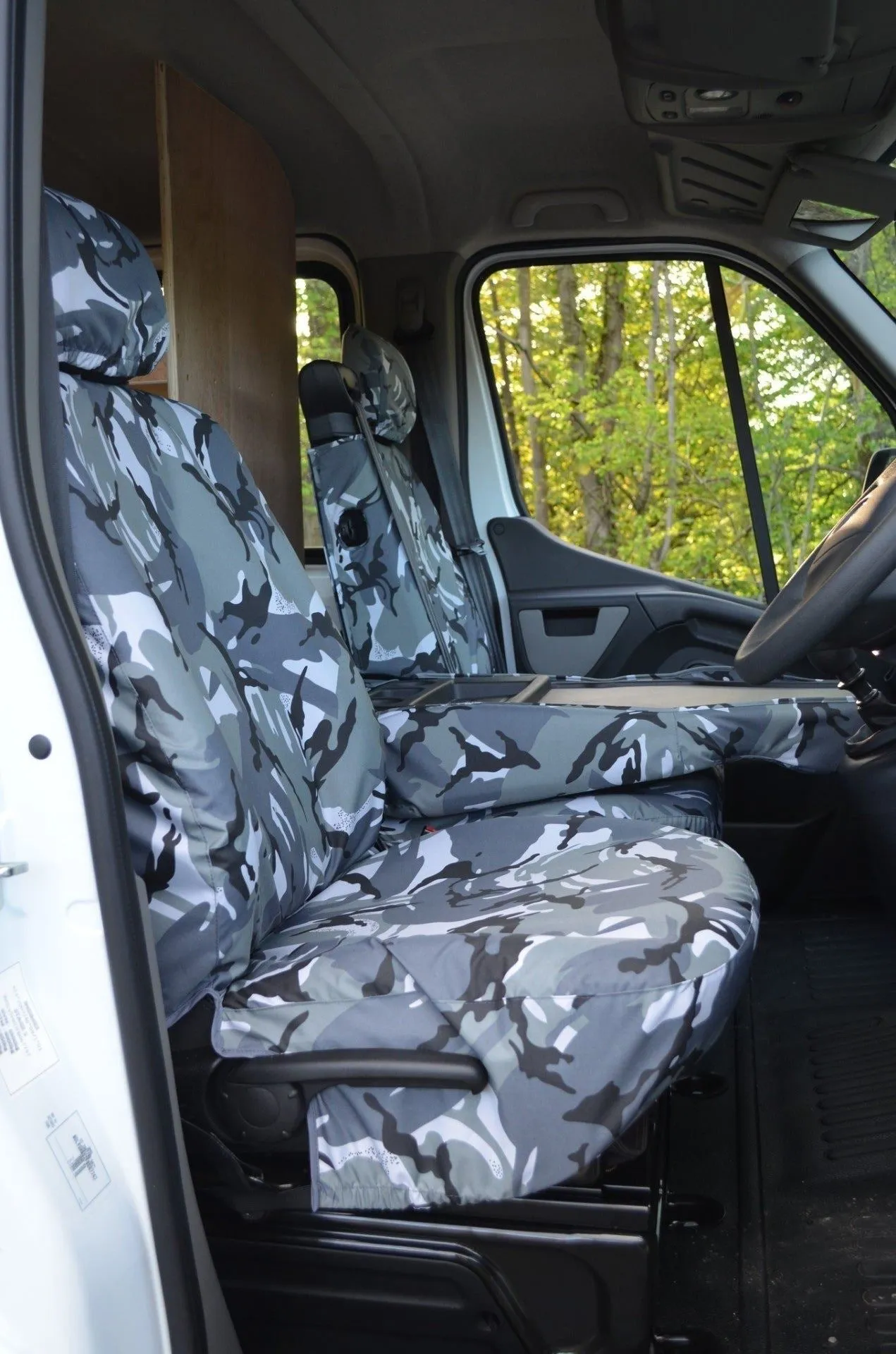 Fits Renault Master Van ZE 2018  Tailored Front Seat Covers