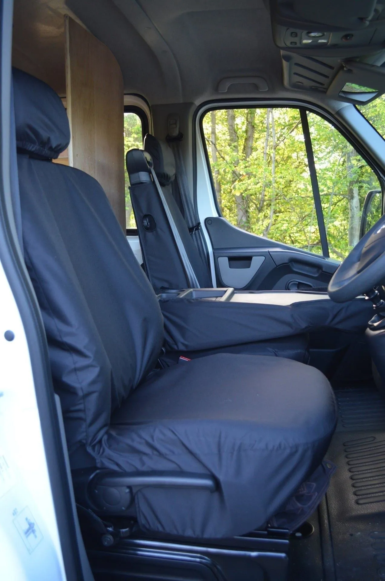 Fits Renault Master Van ZE 2018  Tailored Front Seat Covers