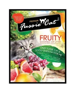 Fussie Cat Scoopable Litter Fruity 10L