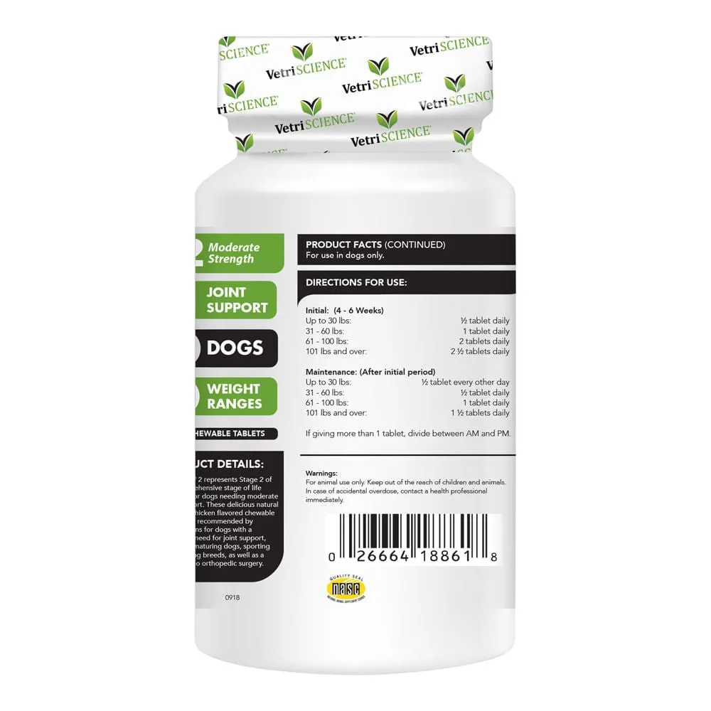 Glyco Flex 2 Joint Support for Dogs, 120 Chewable Tablets