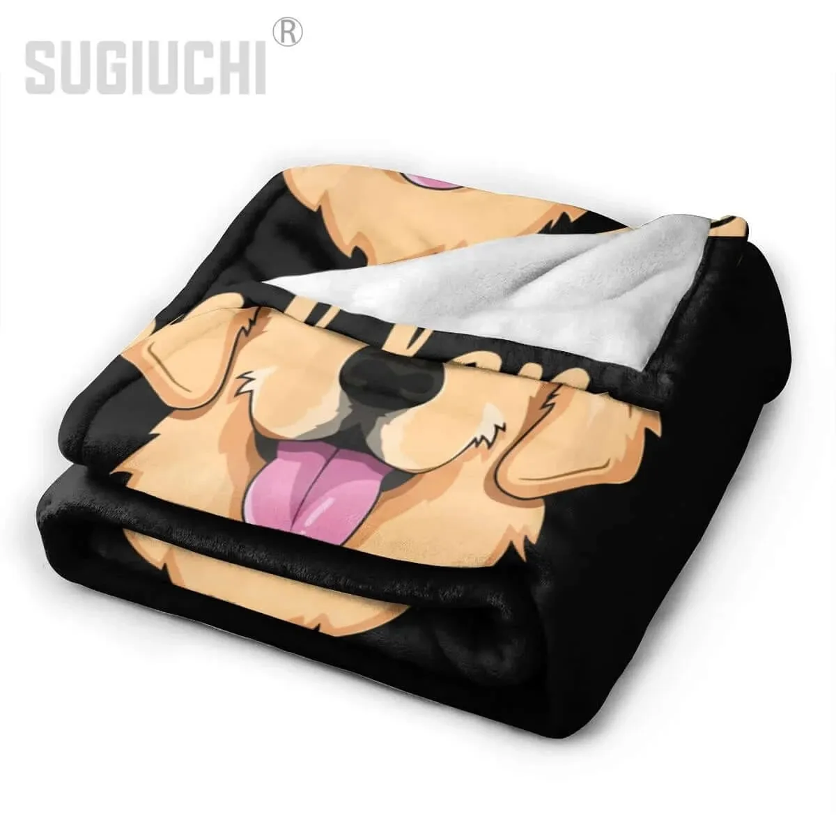 Golden Retriever Dog Fleece Blanket