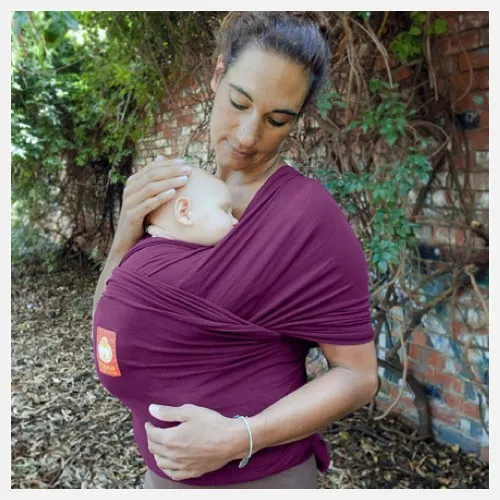 Hana - Bamboo Baby Wrap Carrier PURPLE