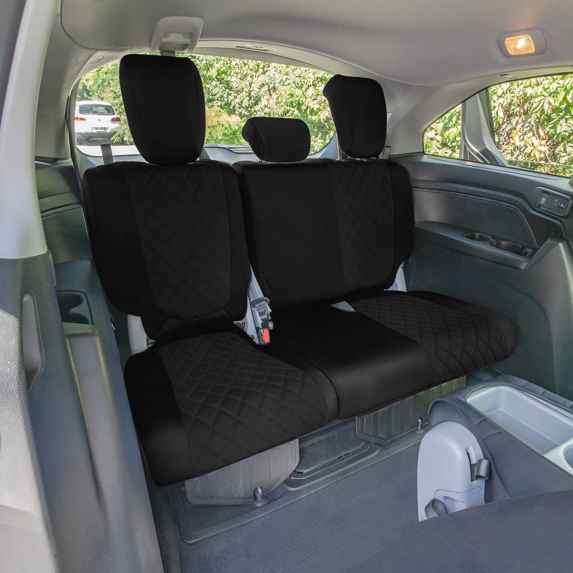 Honda Odyssey 2018 - 2025 - 3rd Row Seat Covers - Black Ultraflex Neoprene