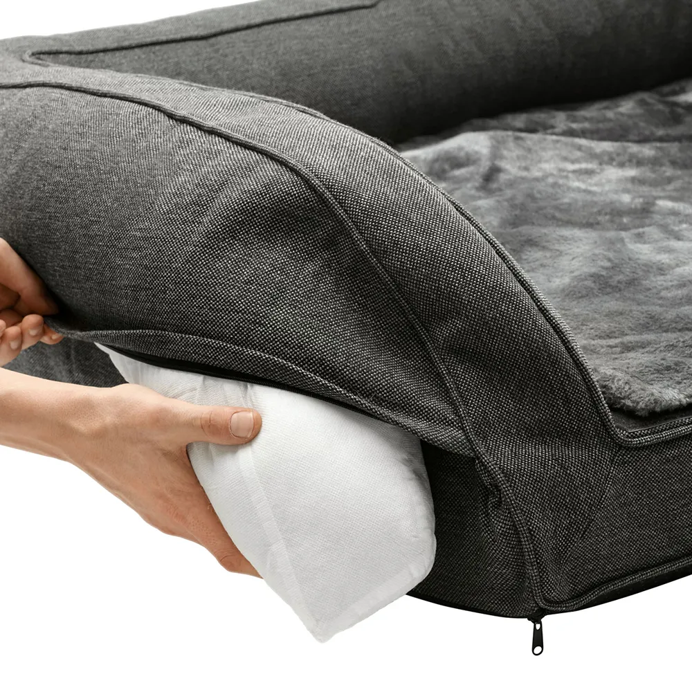 Hunter Livingston Orthopedic Sofa for Dogs (Grey)