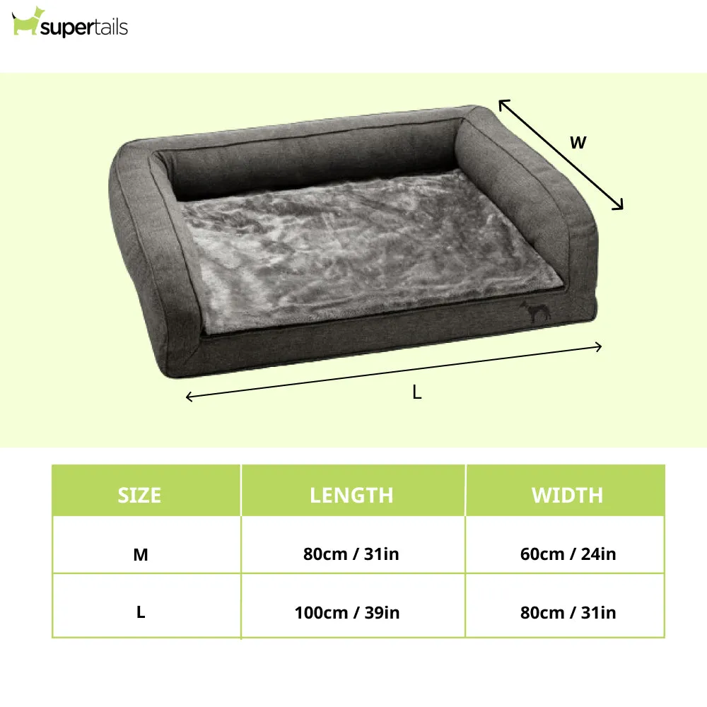 Hunter Livingston Orthopedic Sofa for Dogs (Grey)