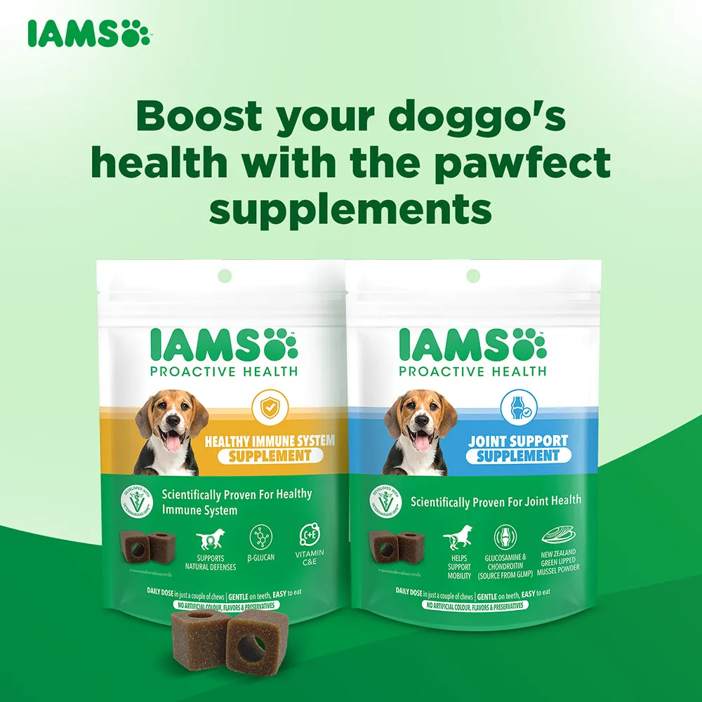 IAMS Proactive Health Dog Supplement For Joint Support (Limited Shelf Life)