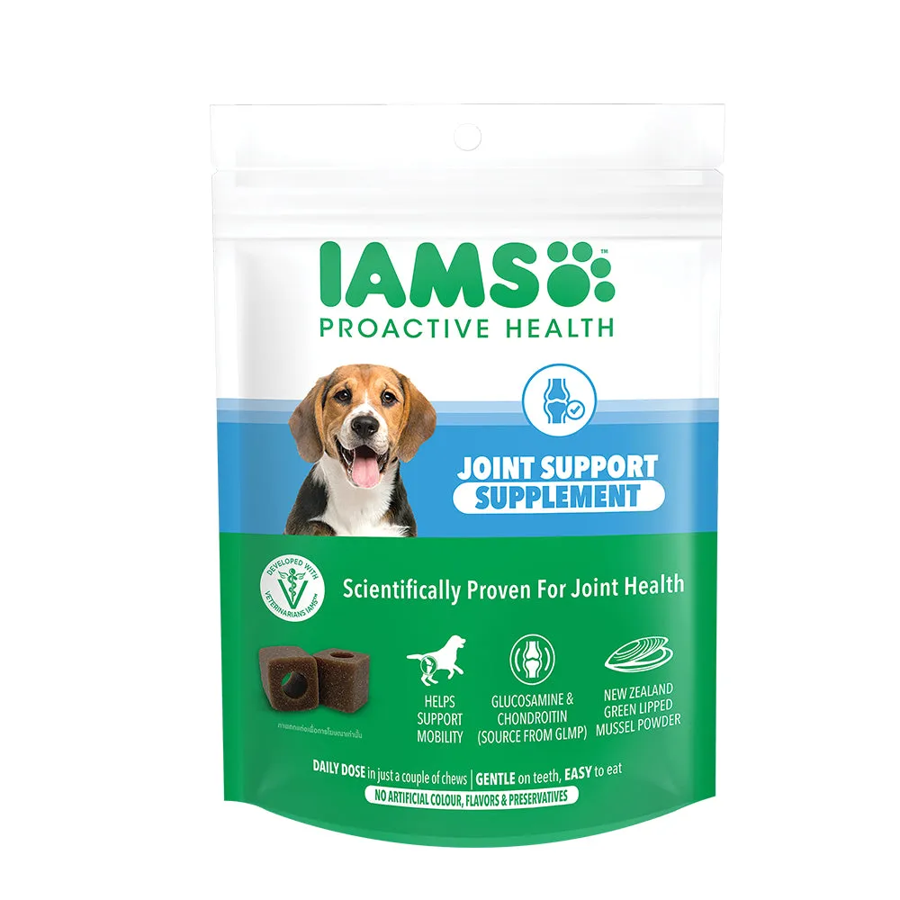 IAMS Proactive Health Dog Supplement For Joint Support (Limited Shelf Life)