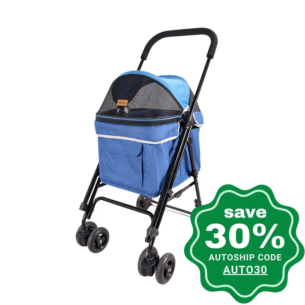 Ibiyaya - Astro Go Lite Pet Stroller - Grungy Blue