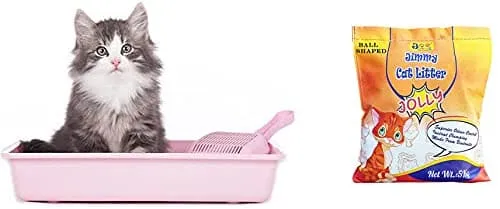JiMMy Jolly Ball Shaped Lemon Scented Clumping Bentonite Cat Litter