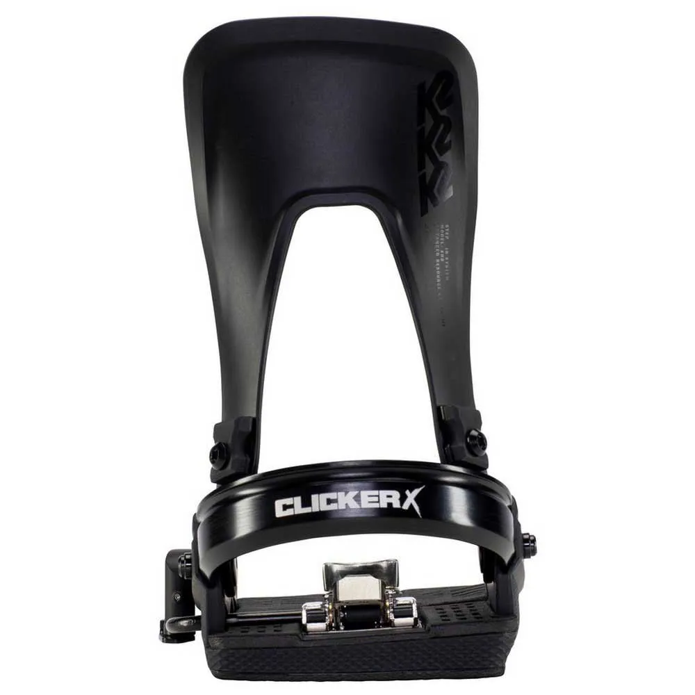 K2 2023 Clicker X Hb Snowboard Bindings Black