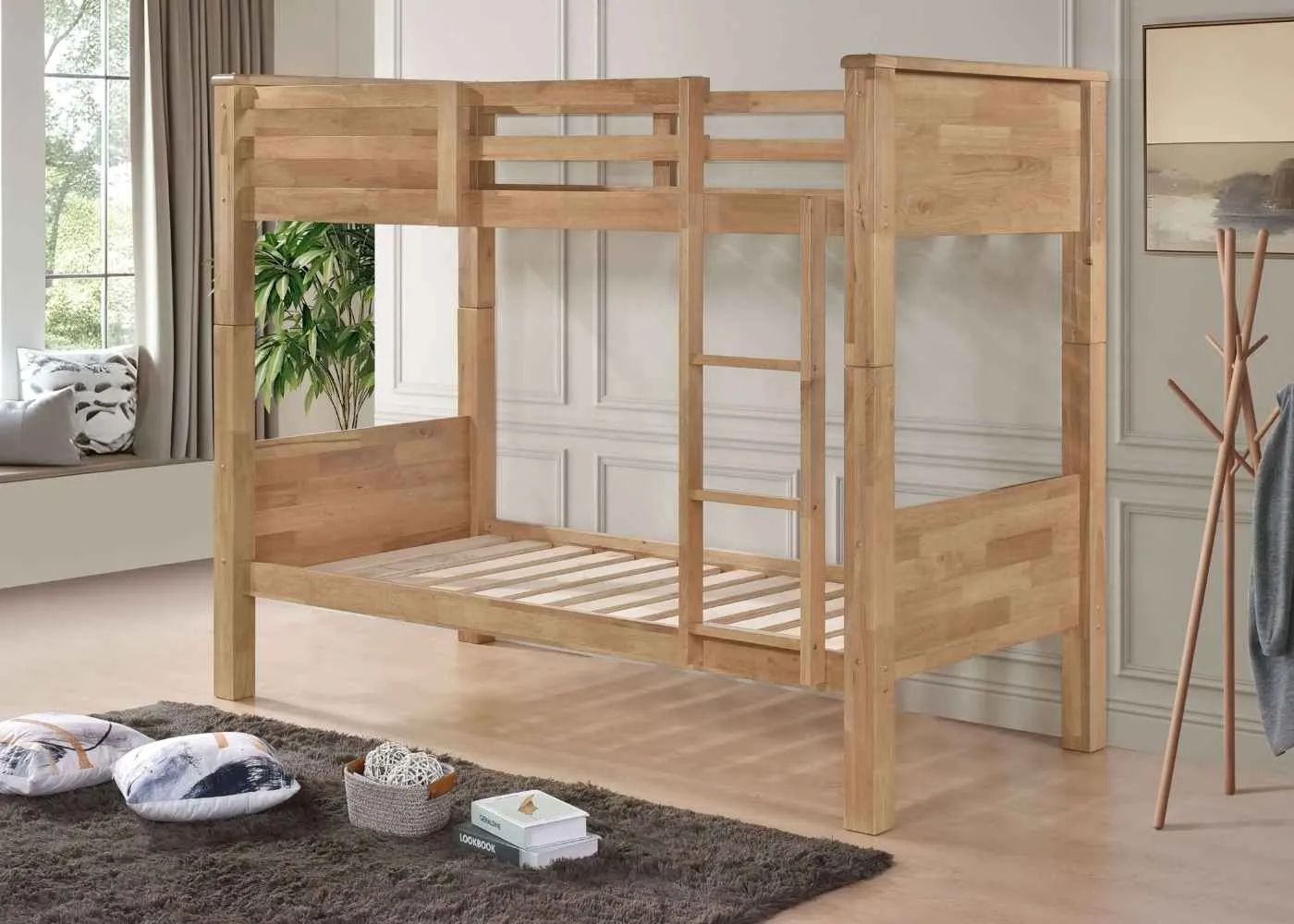 Langham Bunk Bed with Mattresses Bundle