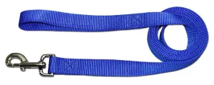 Leather Brothers Single Ply Nylon Lead 	3/4" x 6 ft. Blue (3/4" x 6', Blue)