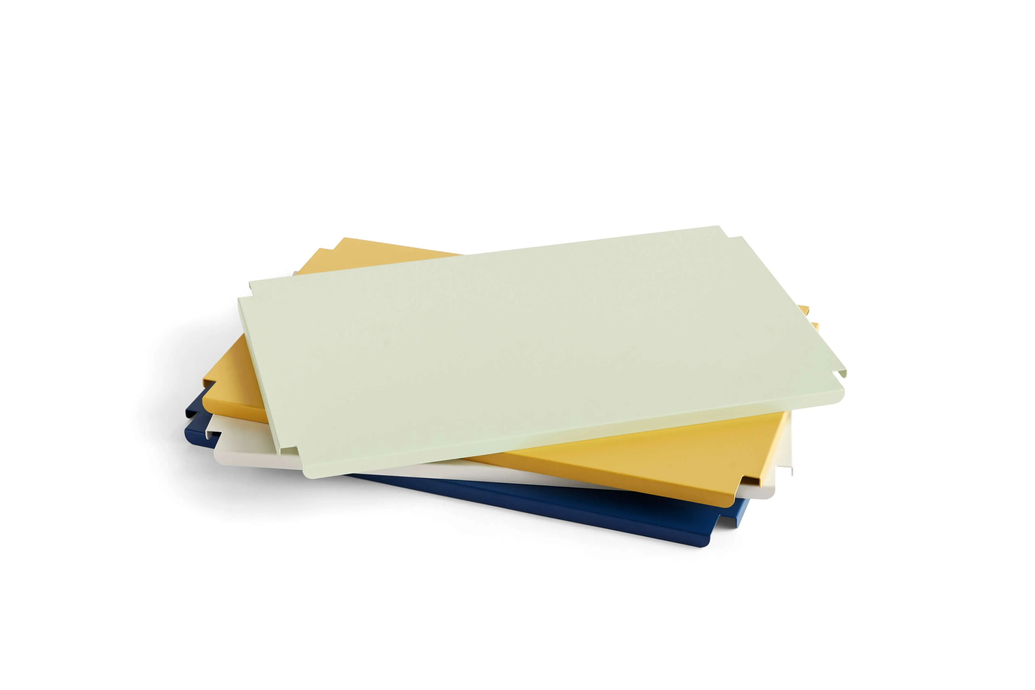 Lid for Colour Crate | Large | Off White | Powder Coated Steel | by HAY
