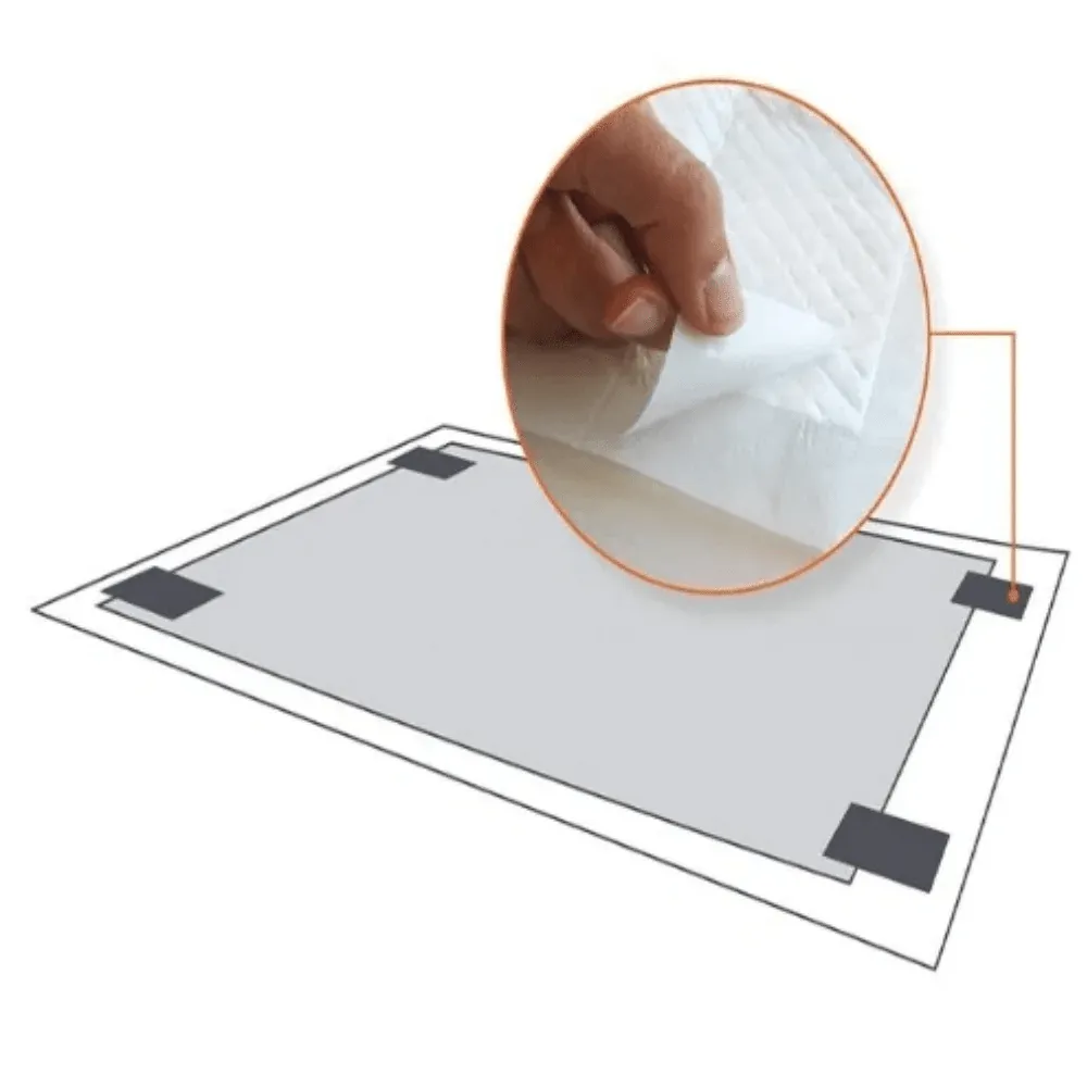 M Pets Easy Fix Puppy Training Pads With Stickers for Dogs (90x60cm)