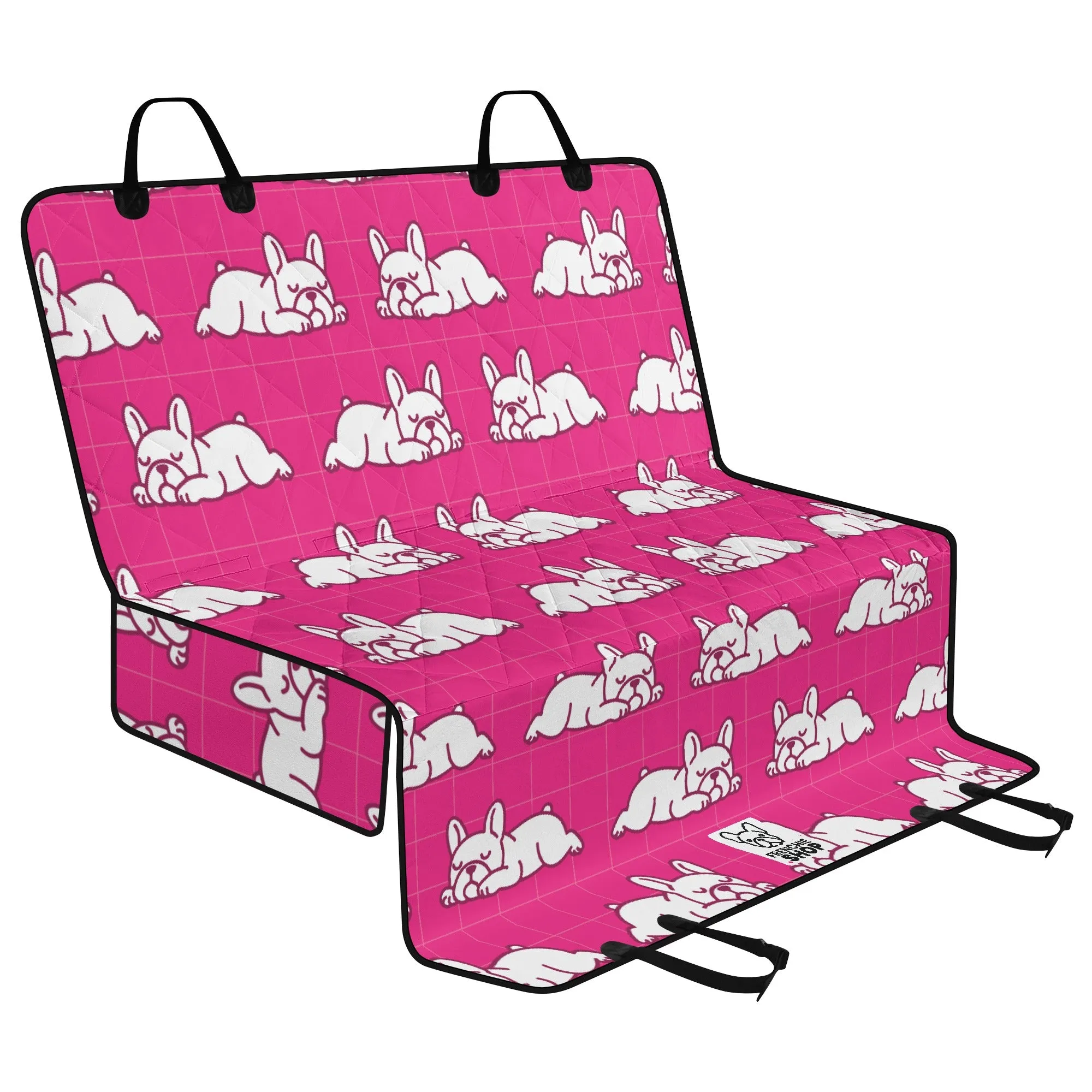 Marshmallow - Car Pet Seat Covers for french bulldog