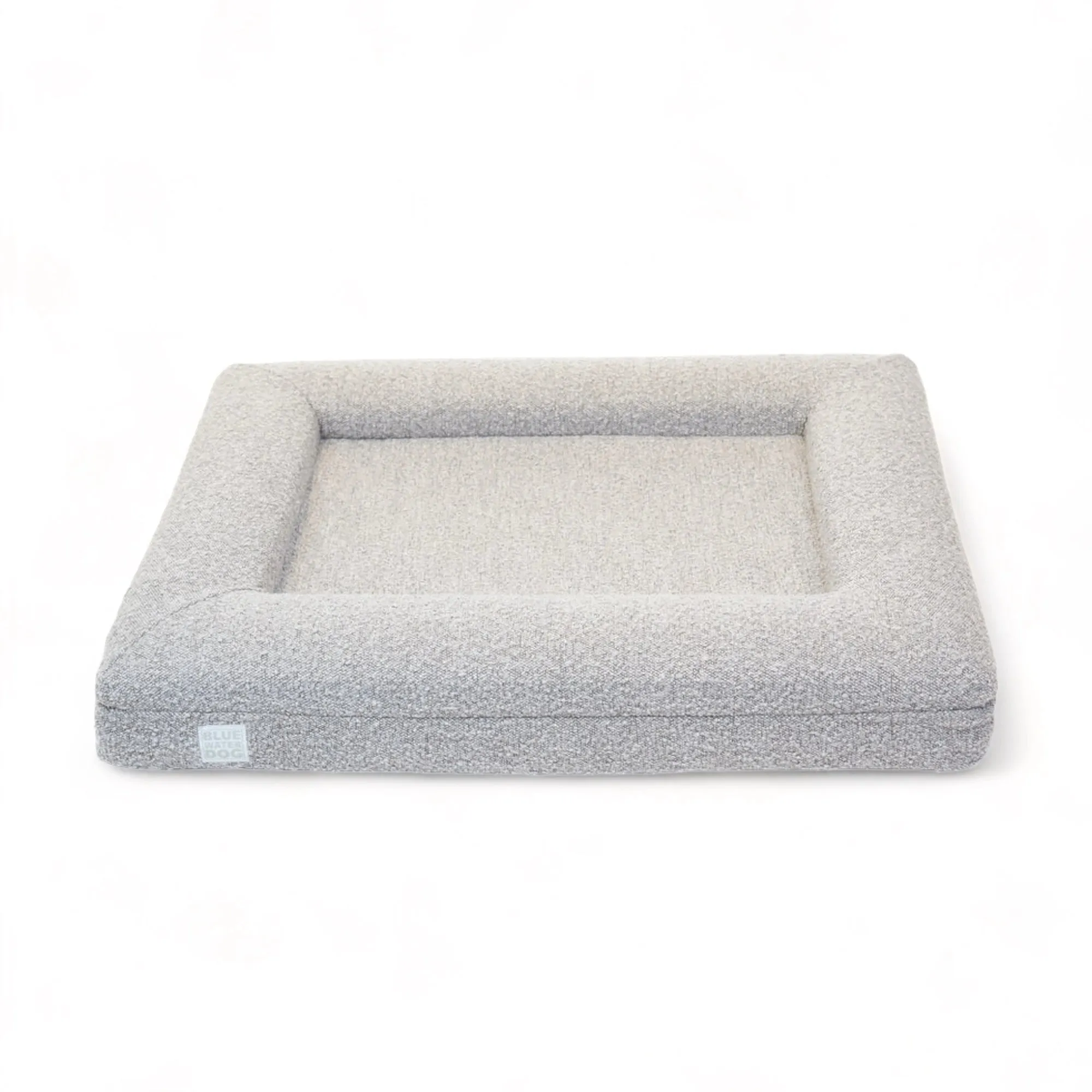 Medium Luxury Bouclé Orthopedic Bluewater Dog Bed (Sand)