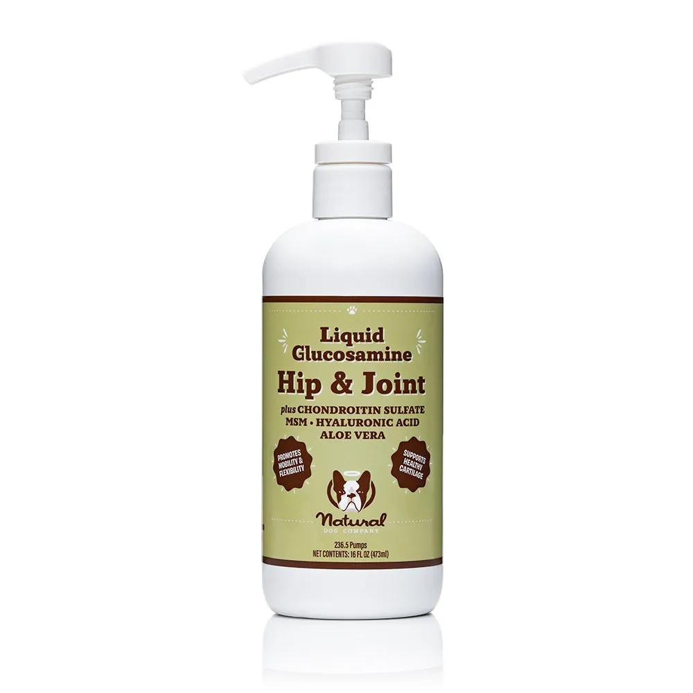 Natural Dog Company Hip & Joint (Liquid Glucosamine) Dog Supplements