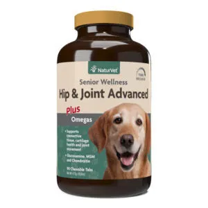 NaturVet Senior Wellness Hip & Joint Advanced Chewable Tablets
