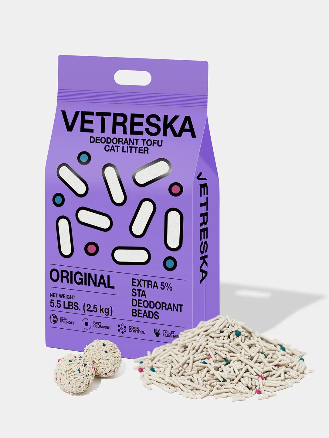 Original Deodorant Tofu Cat Litter*4 Value Packs