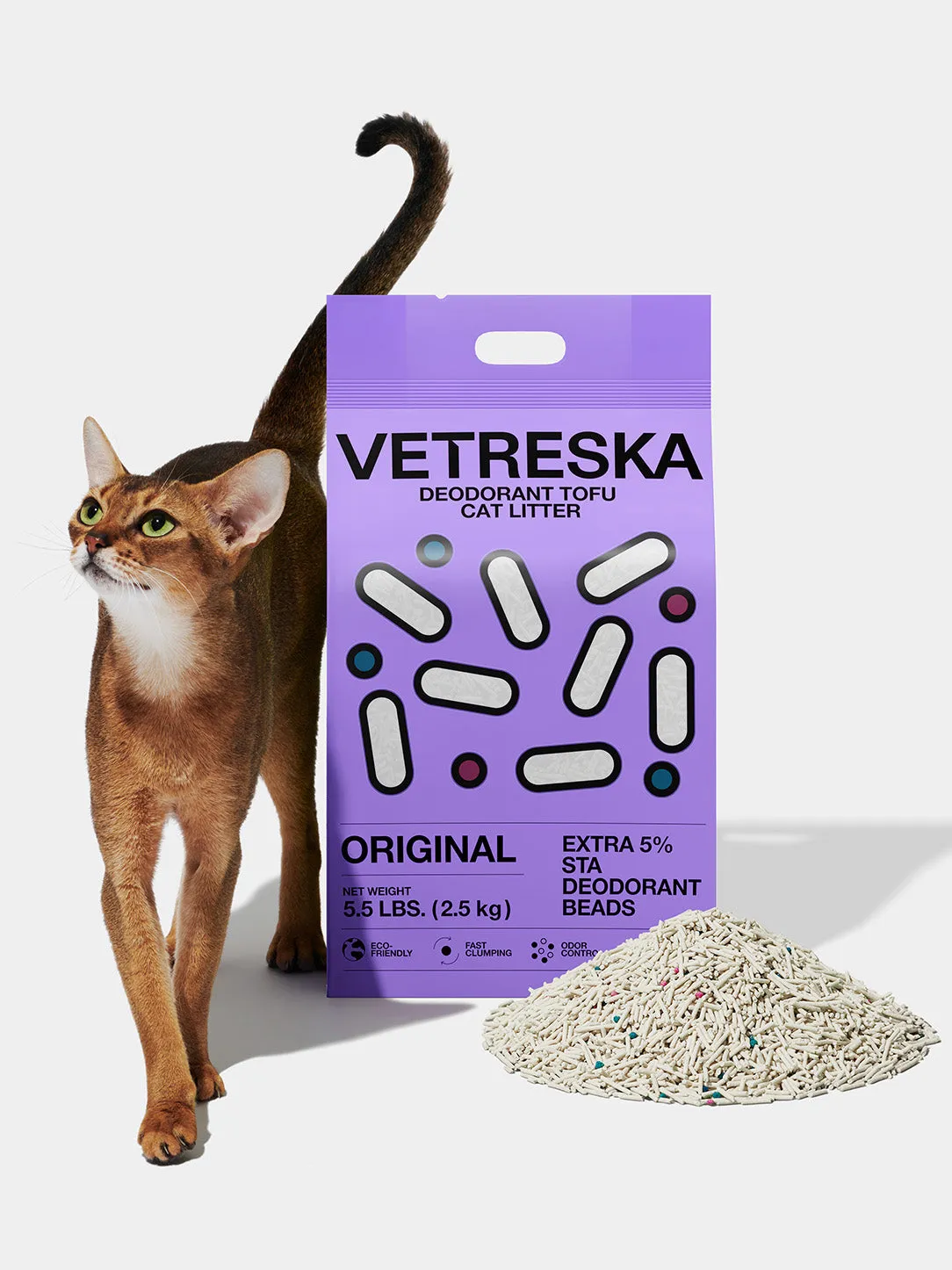 Original Deodorant Tofu Cat Litter*4 Value Packs