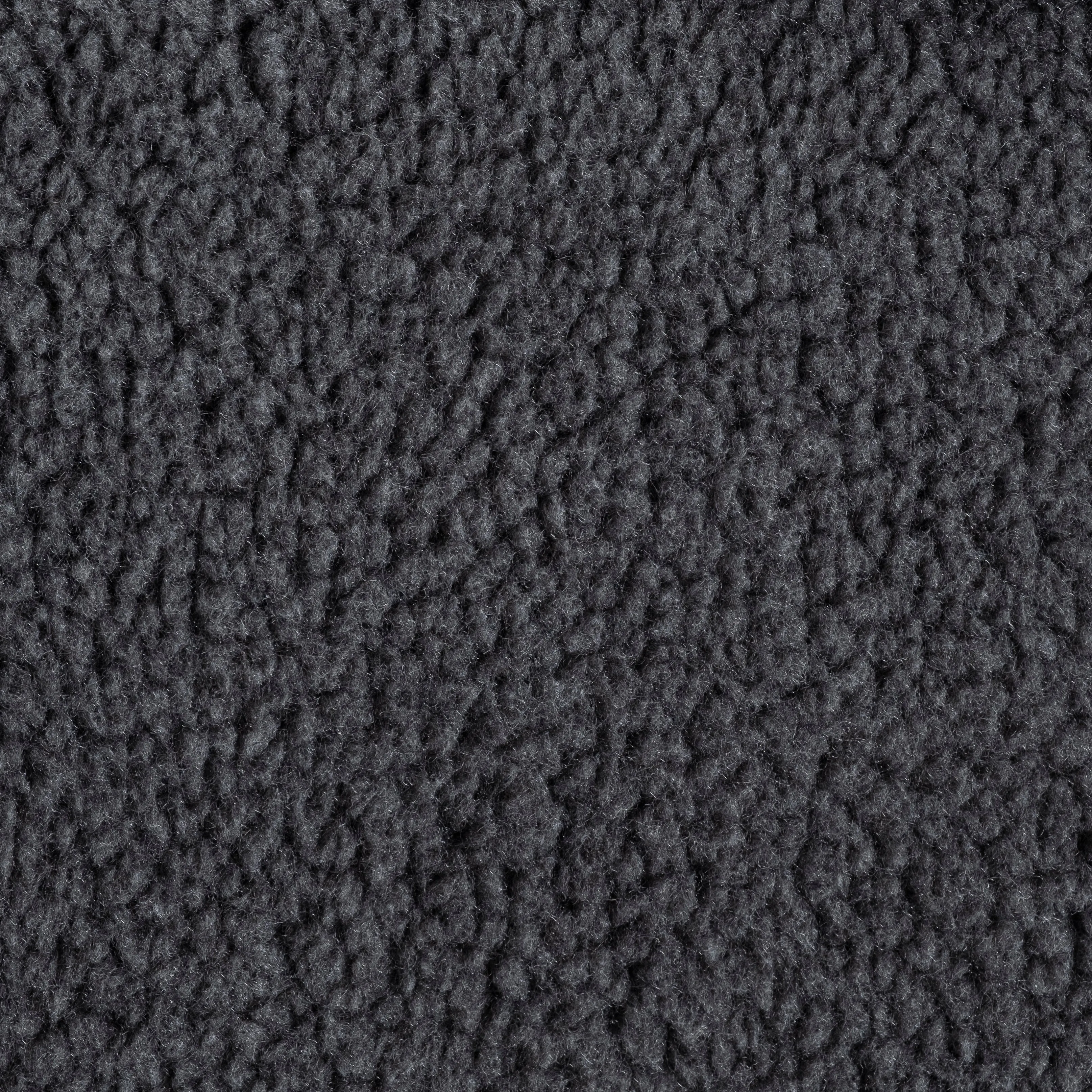 Orthopedic Sofa - Leatherlook/Teddy - Black