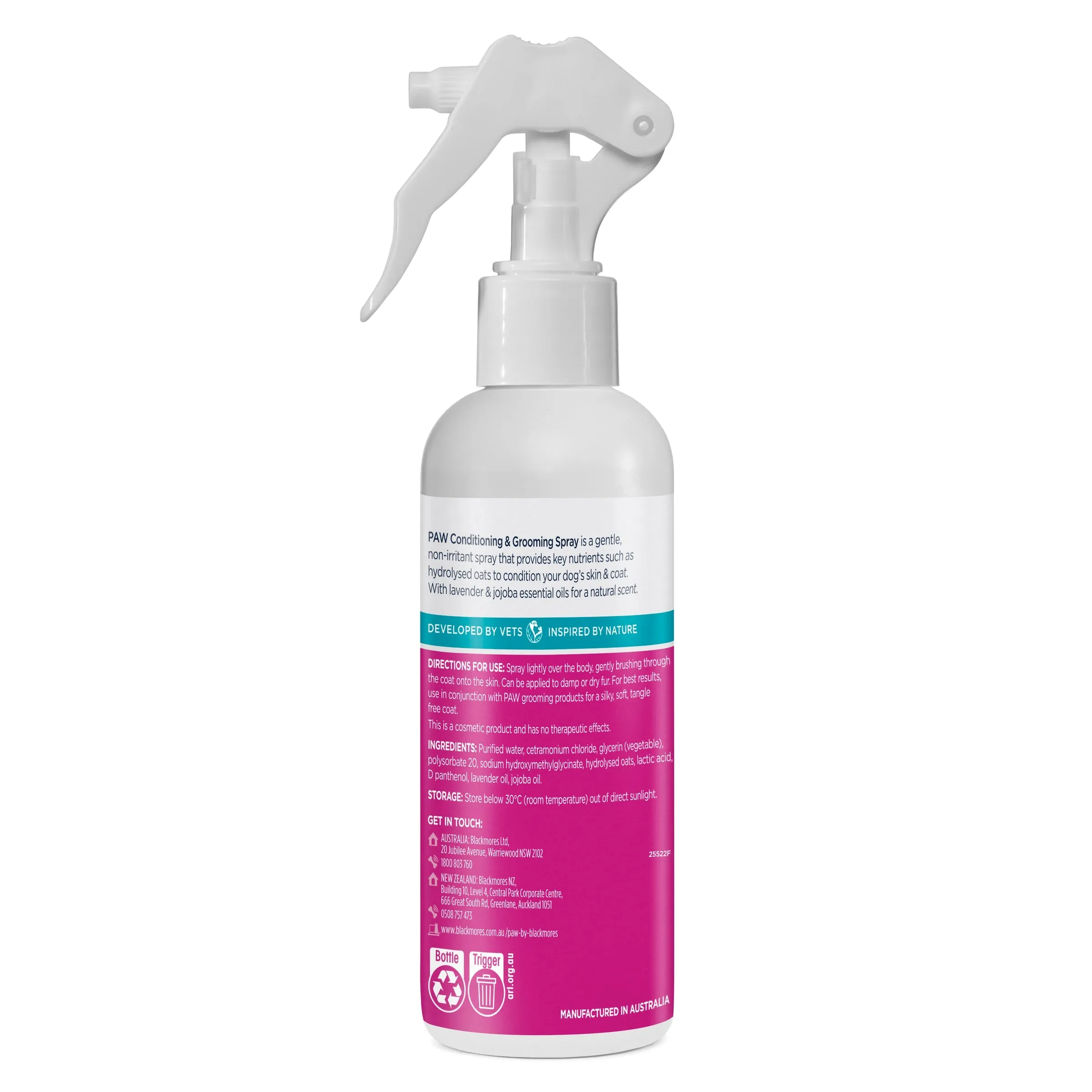 PAW by Blackmores Conditioning and Grooming Spray for Dogs 200ml