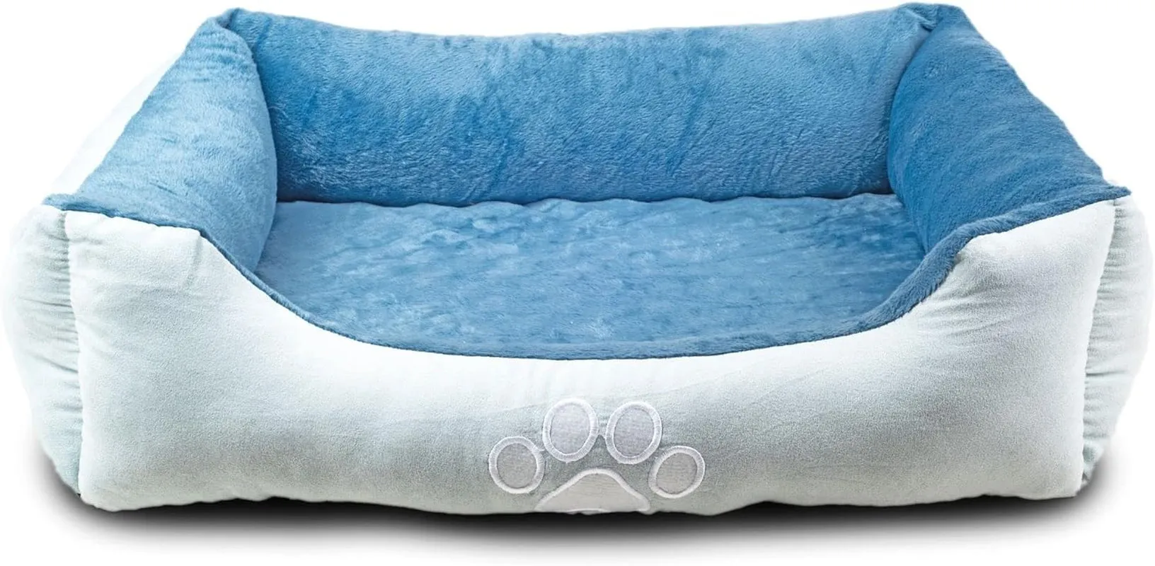 Rectangle Bolster Pet Bed, Dog Bed Medium Size
