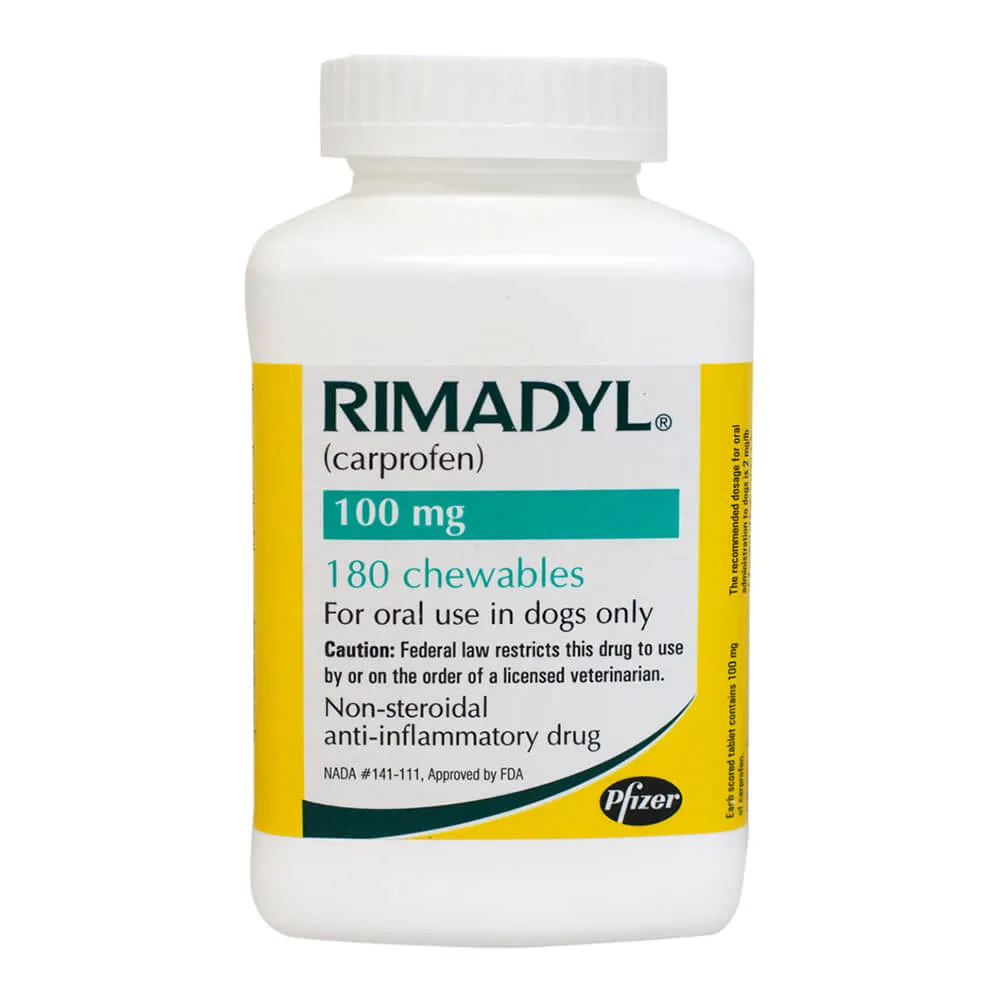 Rimadyl (carprofen) Chewable Tablets for Dogs