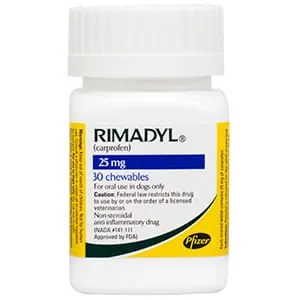Rimadyl (carprofen) Chewable Tablets for Dogs