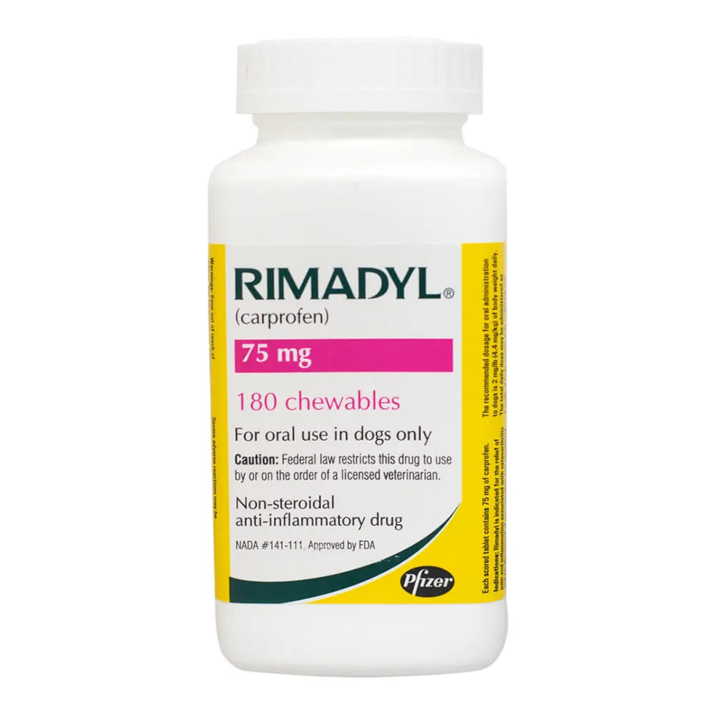 Rimadyl (carprofen) Chewable Tablets for Dogs