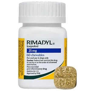 Rimadyl (carprofen) Chewable Tablets for Dogs